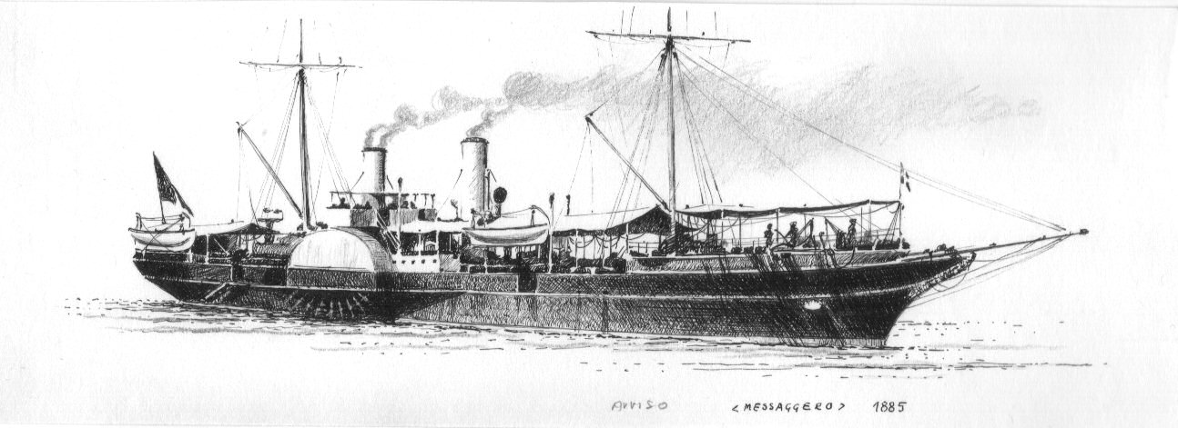 1885 - Avviso 'Messaggero'